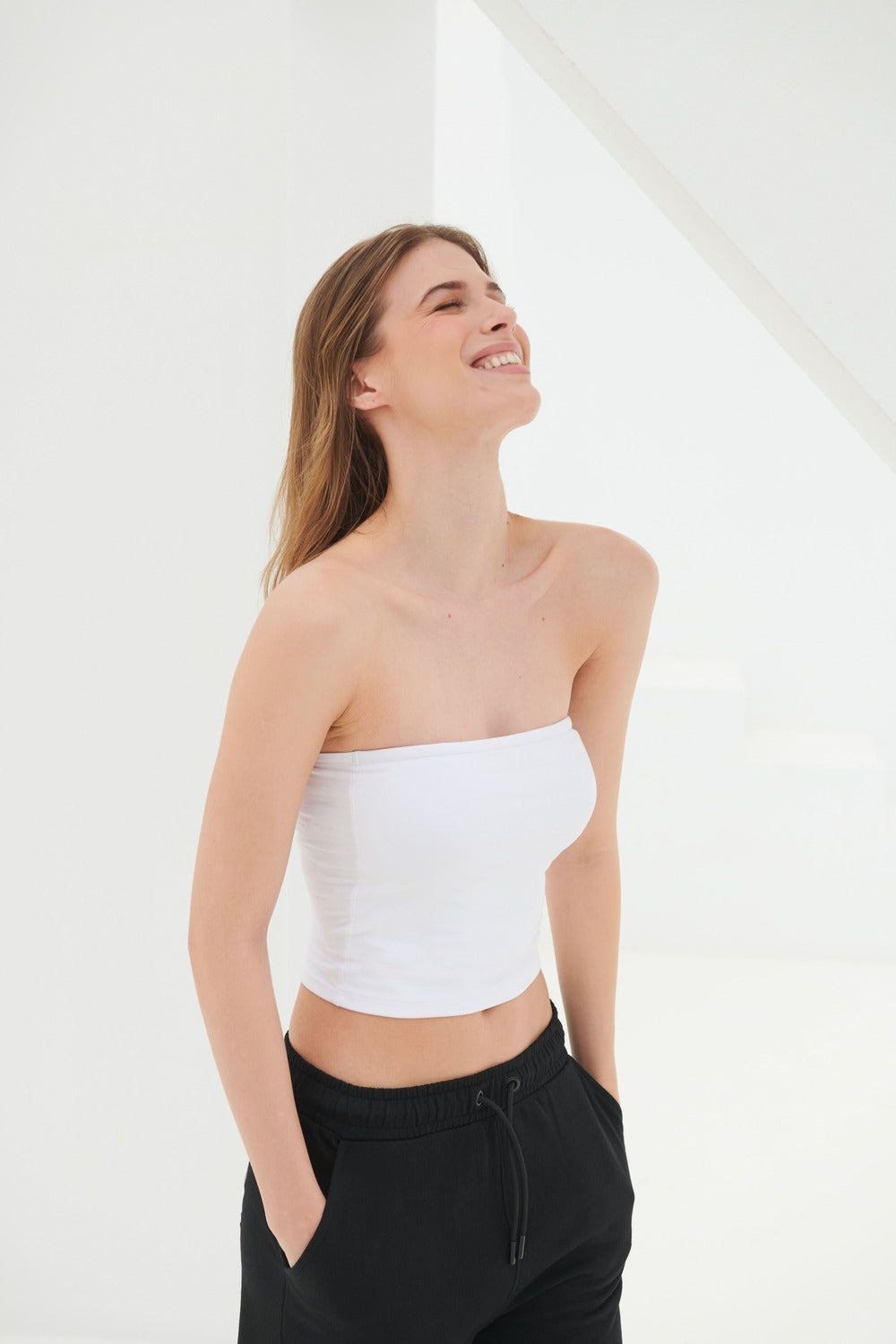 No Shoulder Top Latin