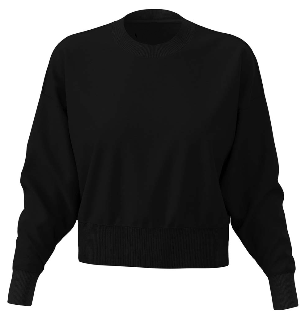 Oversize Cropped Sweatshirt Women