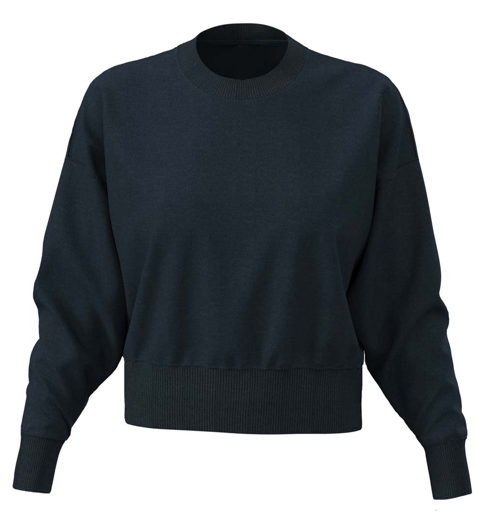 Oversize Cropped Sweatshirt Women