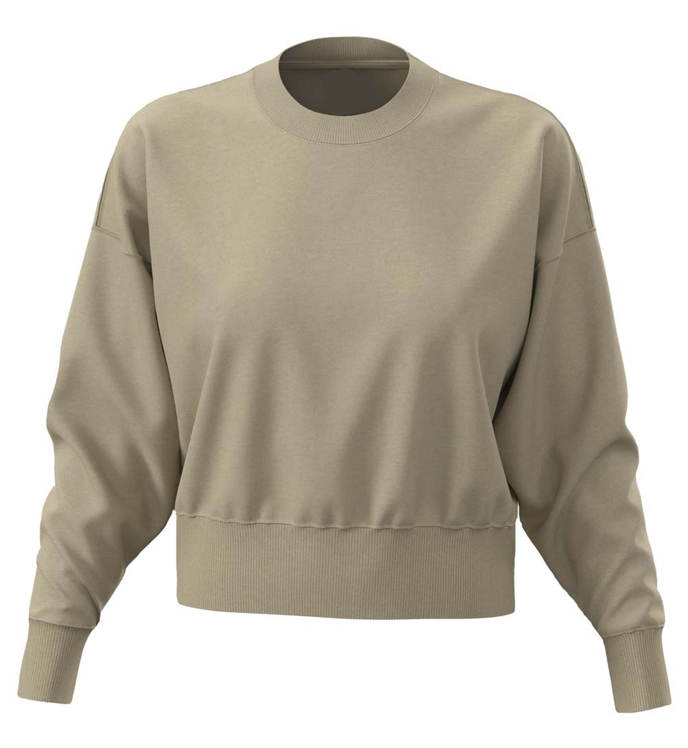 Oversize Cropped Sweatshirt Women