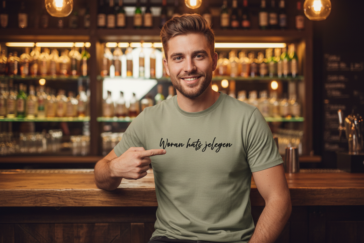 BigBen Unisex T-shirt "Woran hats jelegen"