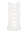 Unisex Tank-Top Miami Back-Schriftzug white