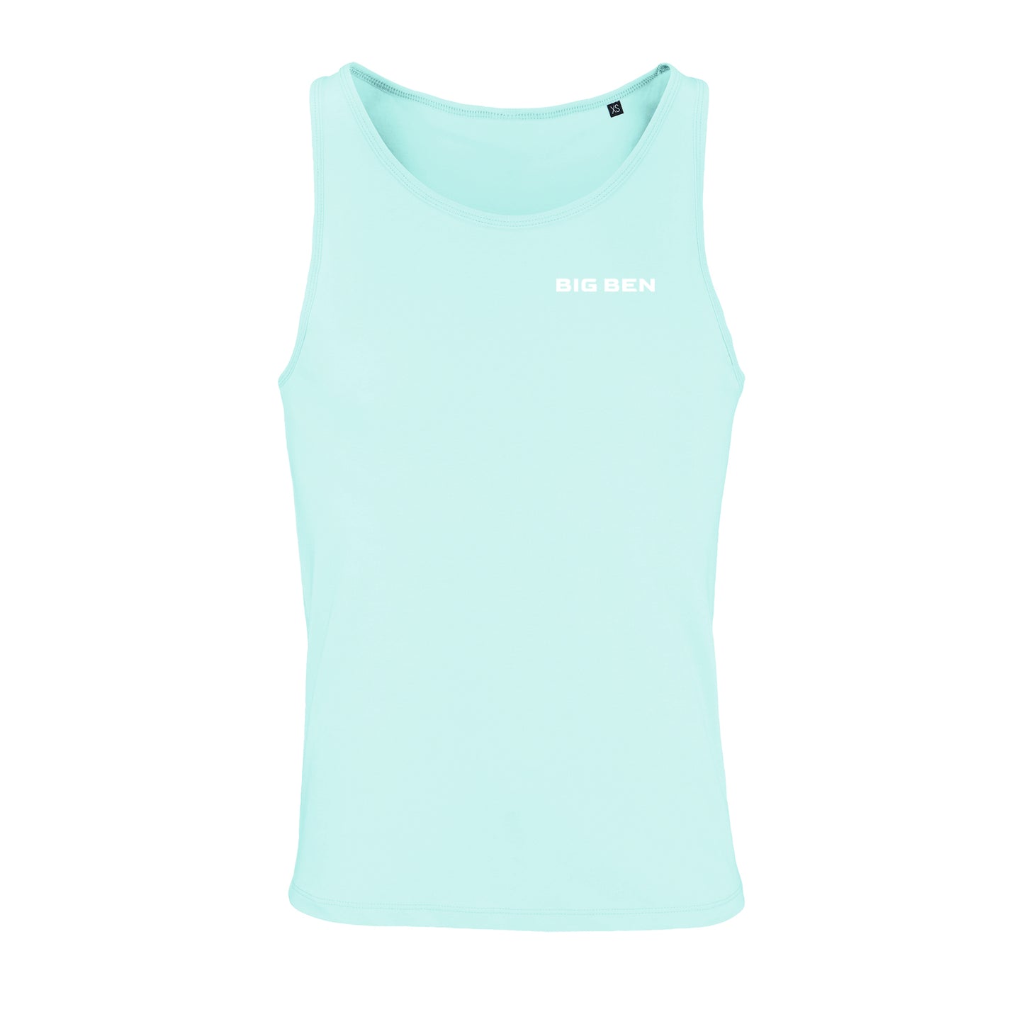 Unisex Tank-Top Miami Chest-Schriftzug white