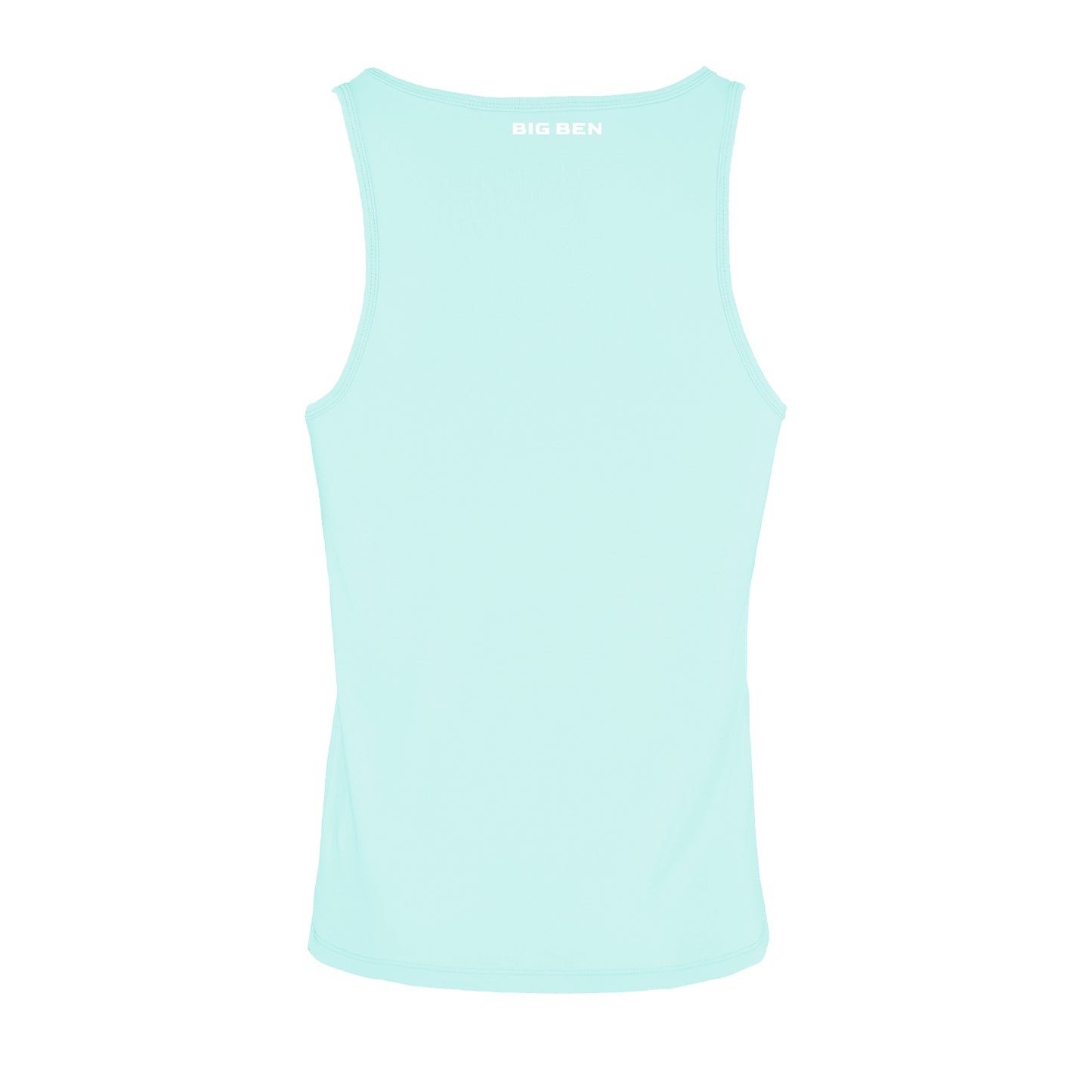 Unisex Tank-Top Miami Neck-Schriftzug white