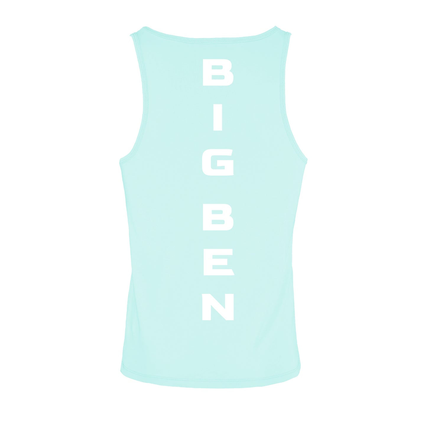 Unisex Tank-Top Miami Back-Schriftzug white