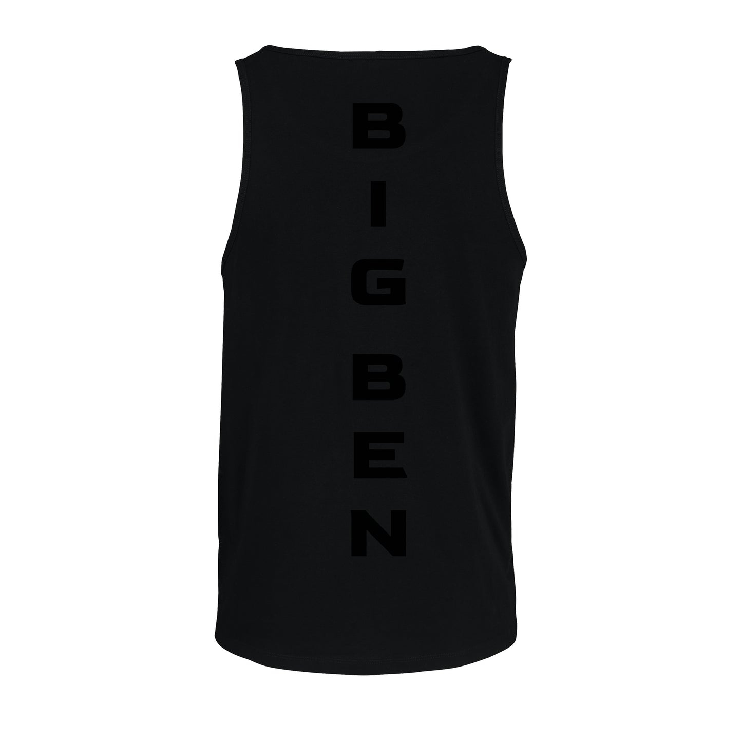 Unisex Tank-Top Miami Back-Schriftzug black
