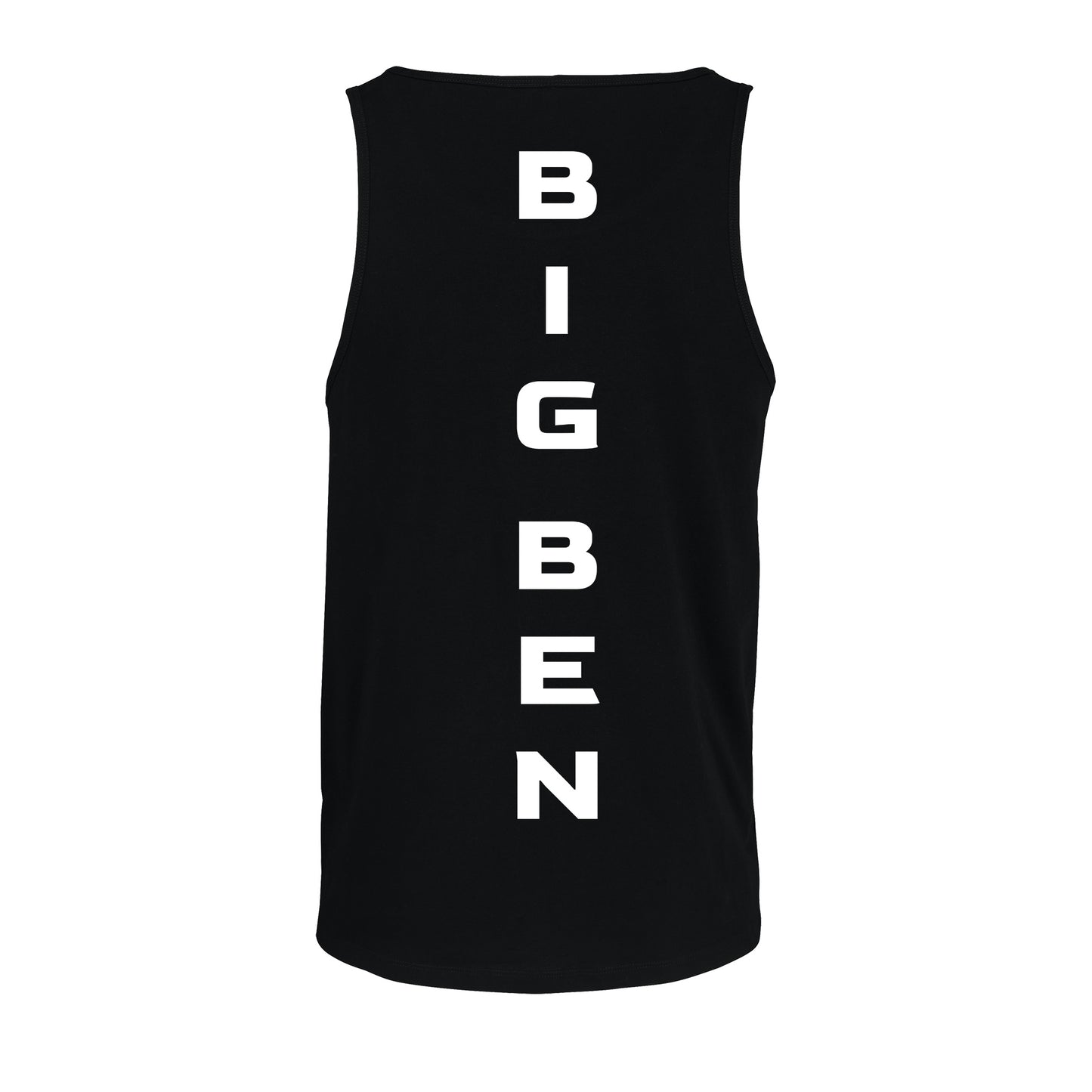 Unisex Tank-Top Miami Back-Schriftzug white