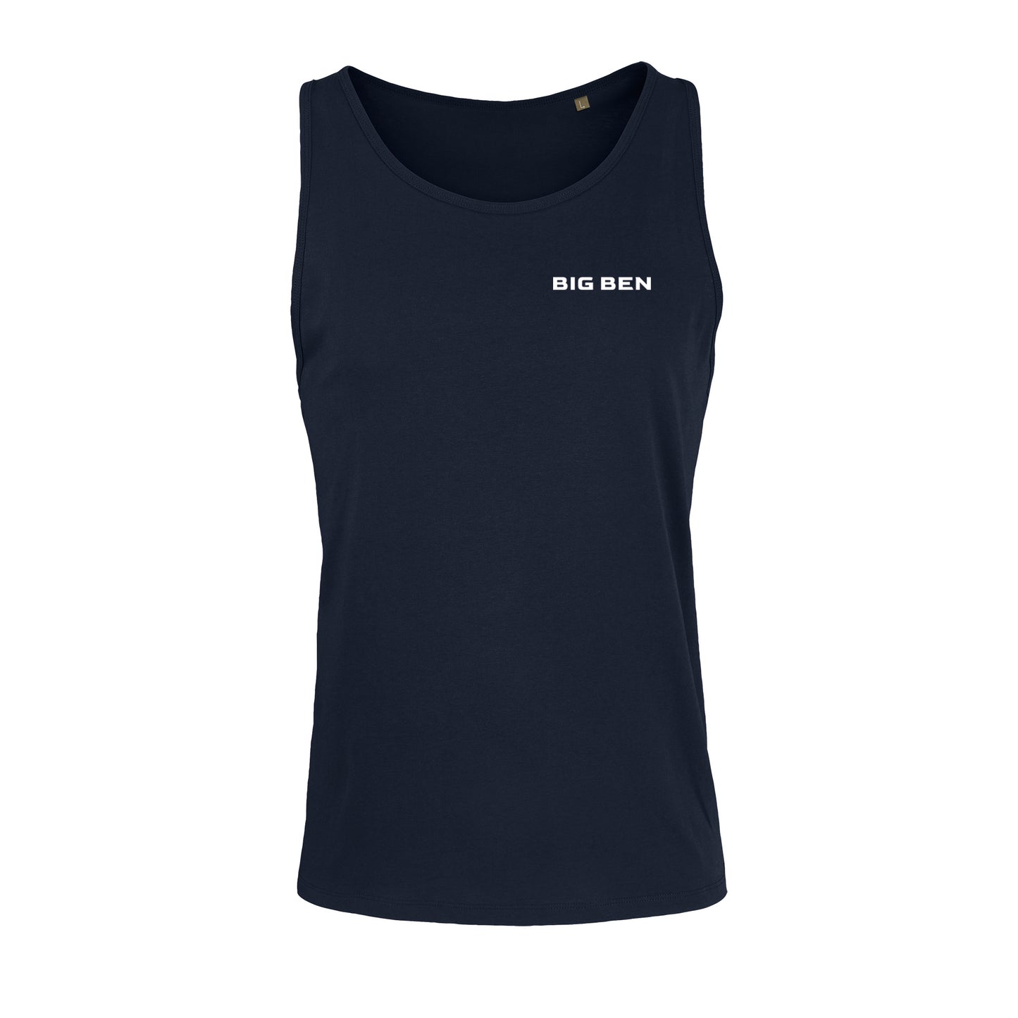 Unisex Tank-Top Miami Chest-Schriftzug white