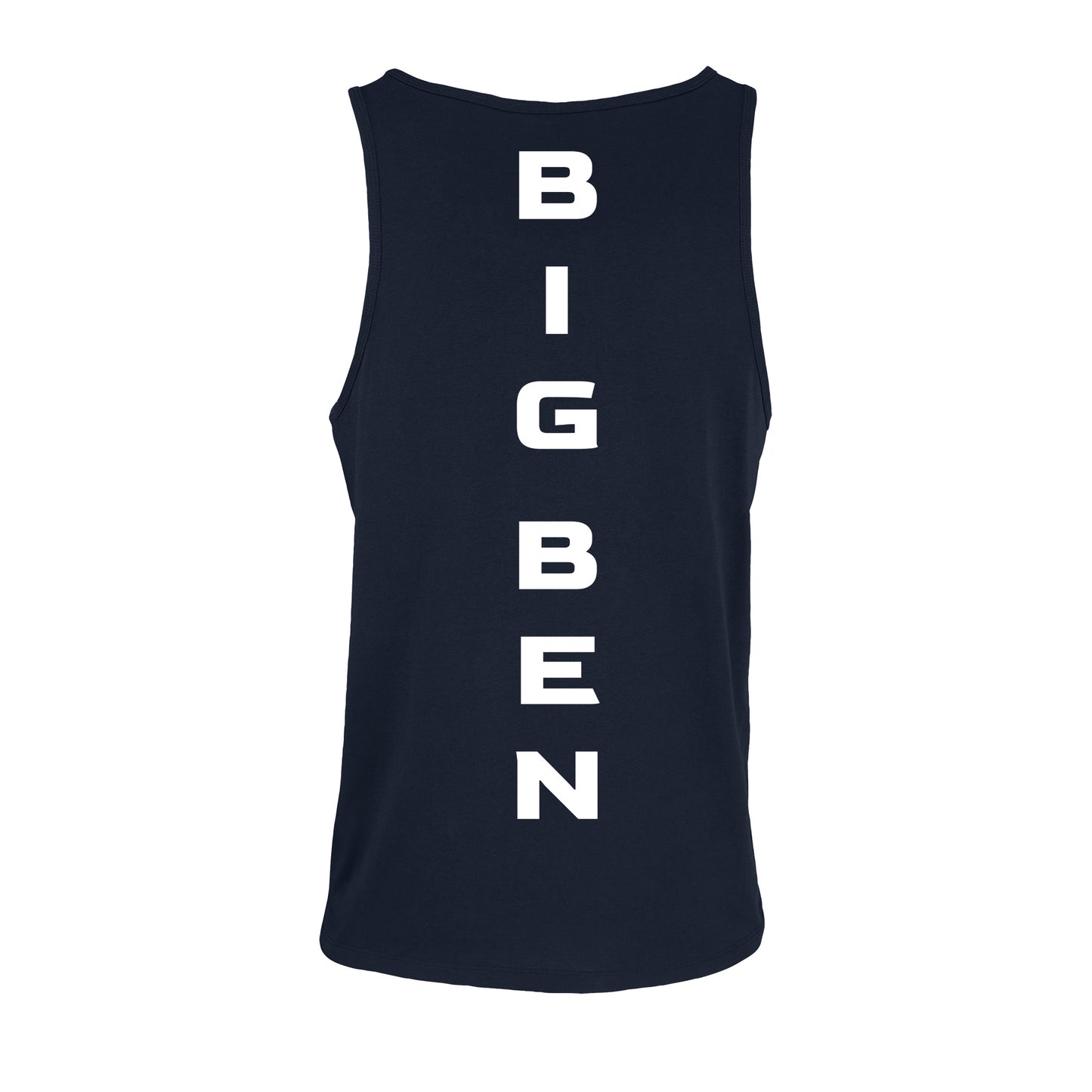 Unisex Tank-Top Miami Back-Schriftzug white