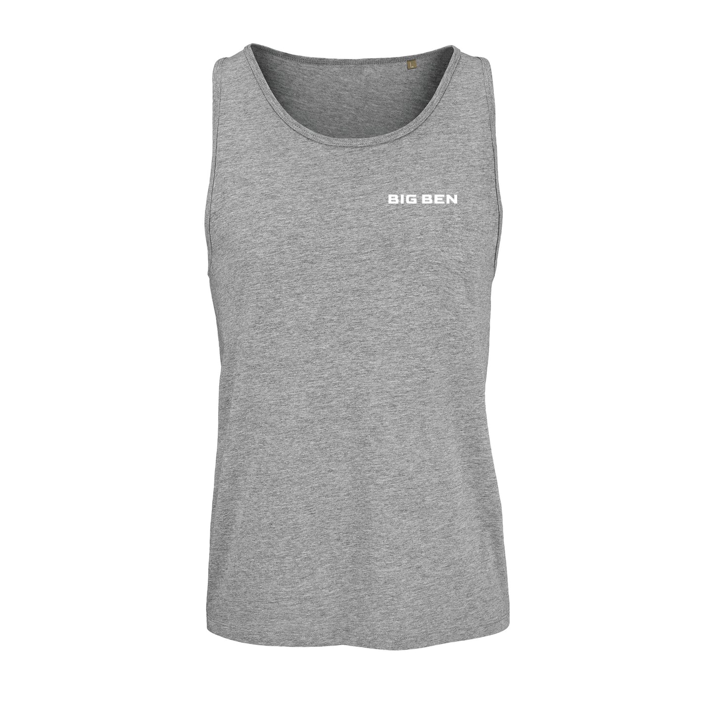 Unisex Tank-Top Miami Chest-Schriftzug white