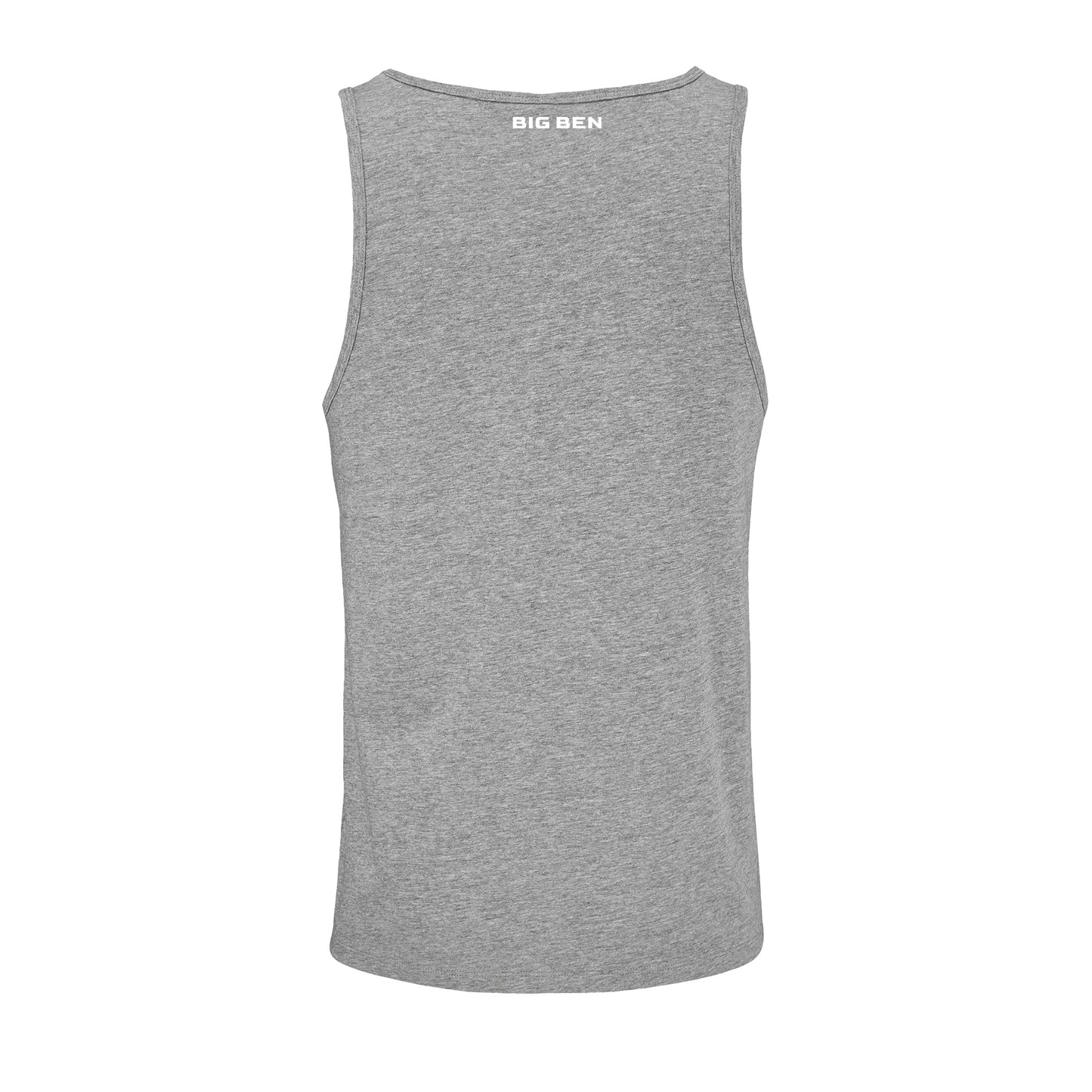 Unisex Tank-Top Miami Neck-Schriftzug white