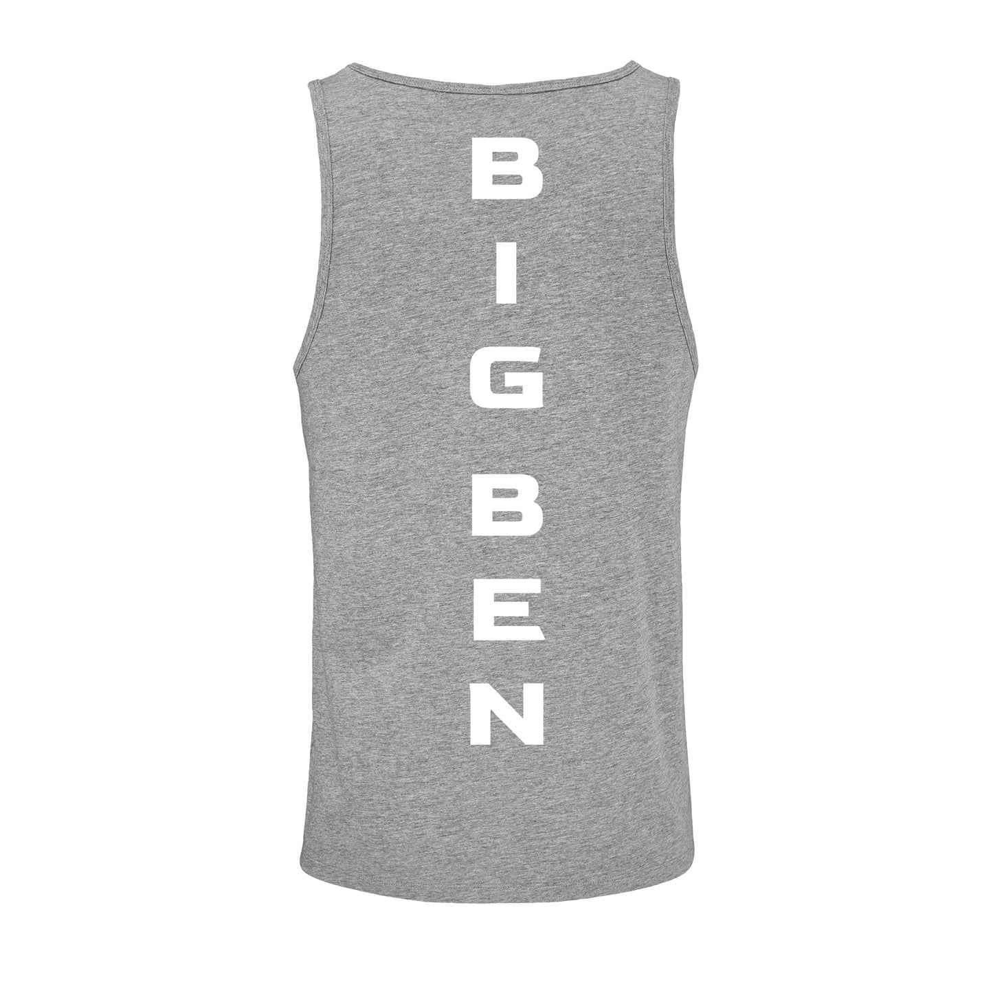 Unisex Tank-Top Miami Back-Schriftzug white