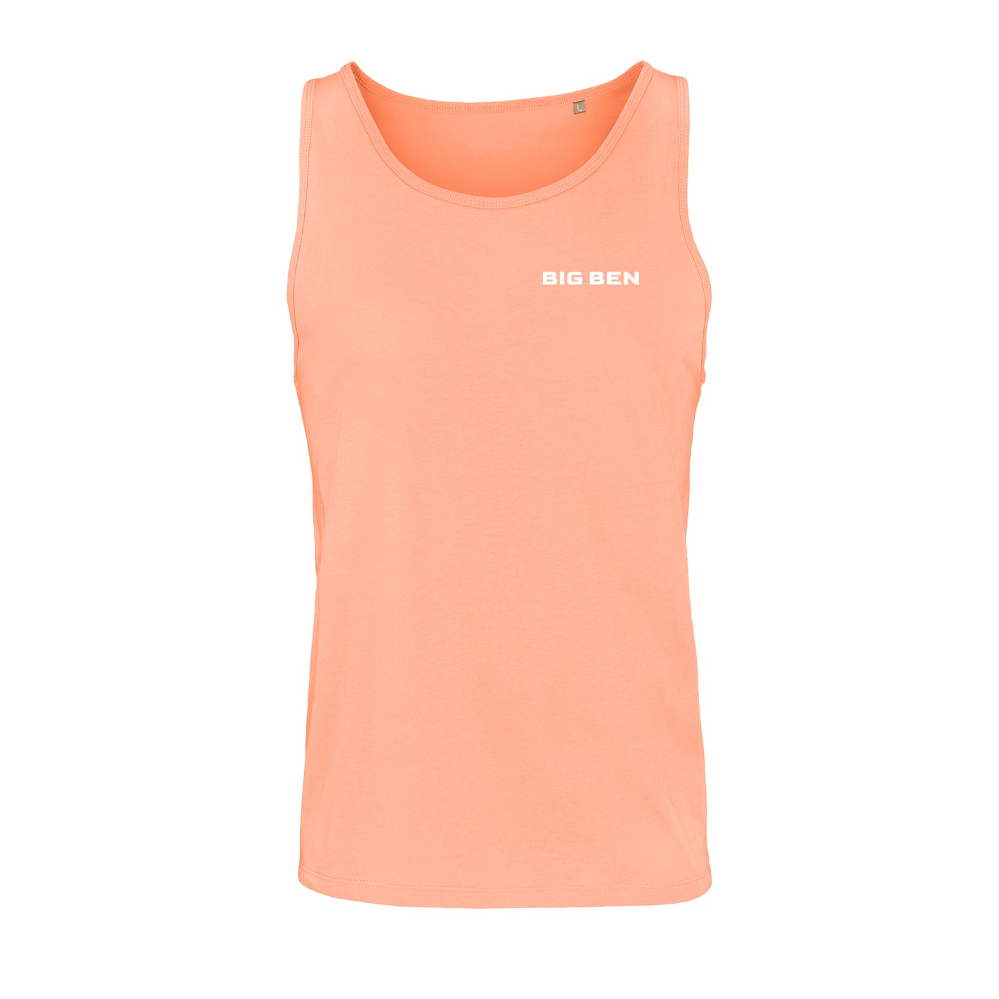 Unisex Tank-Top Miami Chest-Schriftzug white