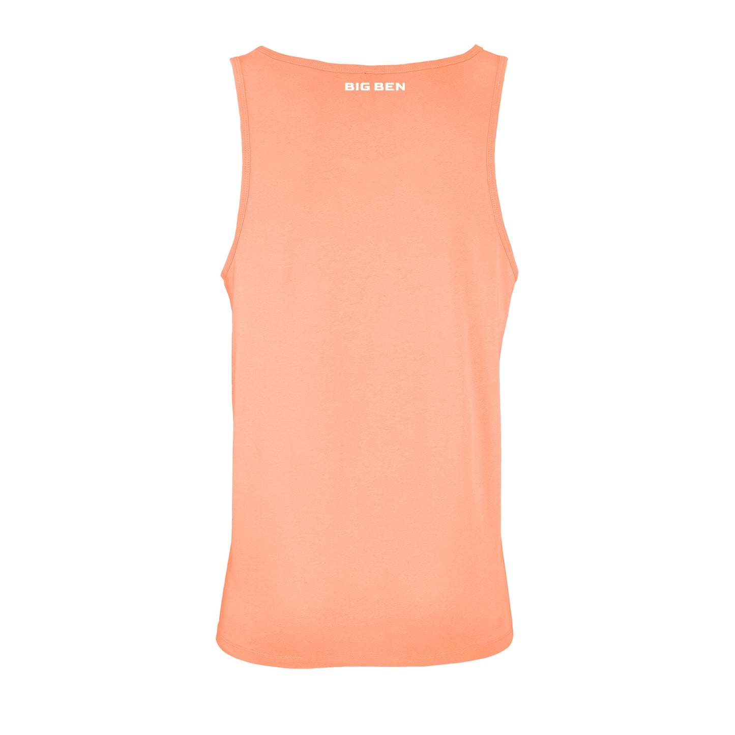 Unisex Tank-Top Miami Neck-Schriftzug white