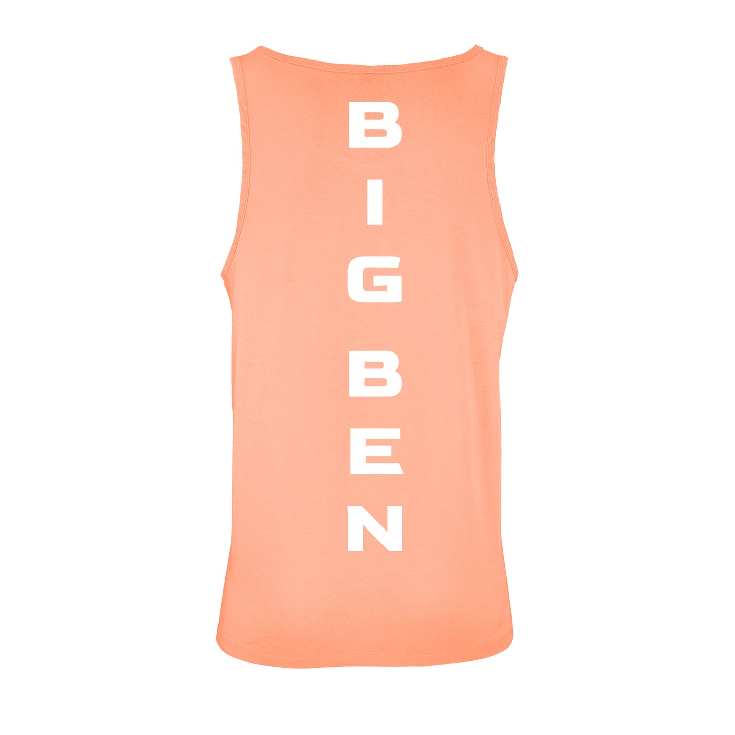 Unisex Tank-Top Miami Back-Schriftzug white