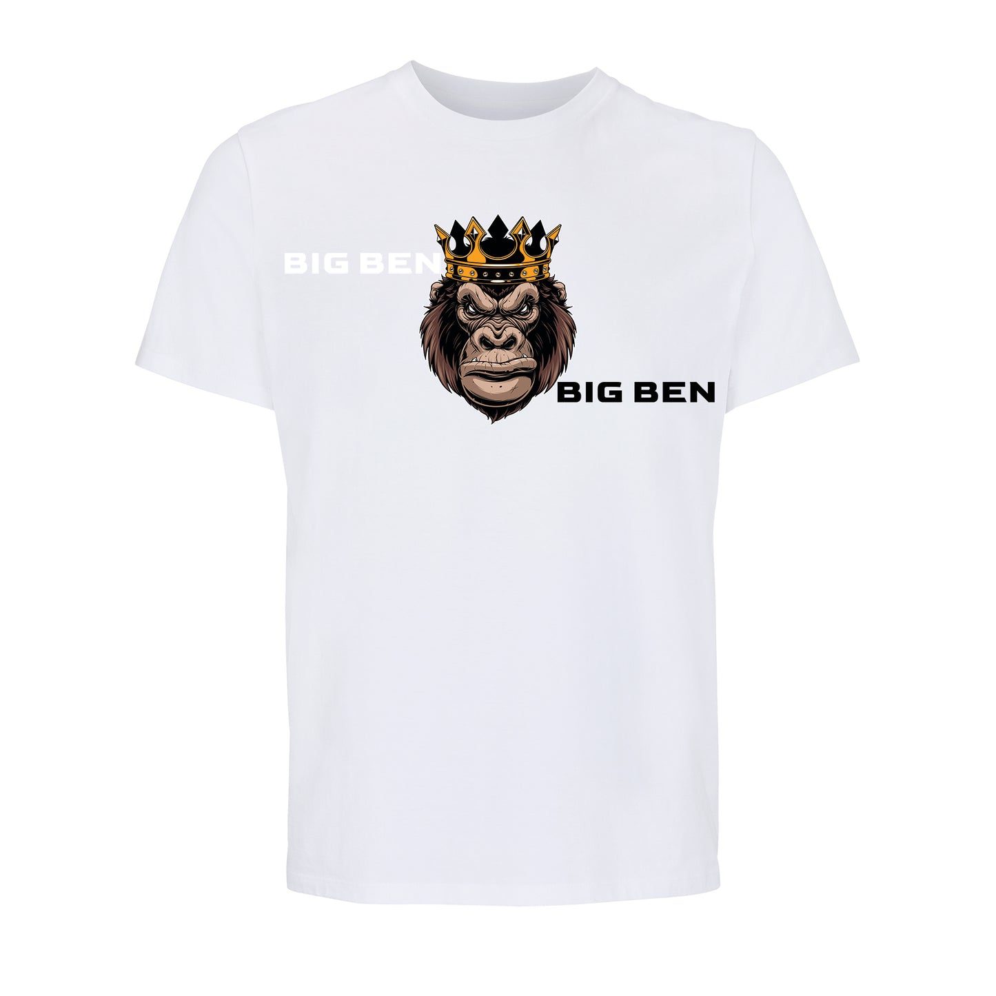 BigBen Unisex T-shirt Schriftzug & Logo versetzt