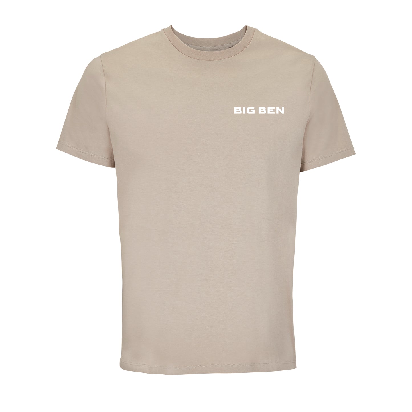 BigBen Unisex T-shirt Chest-Schriftzug white