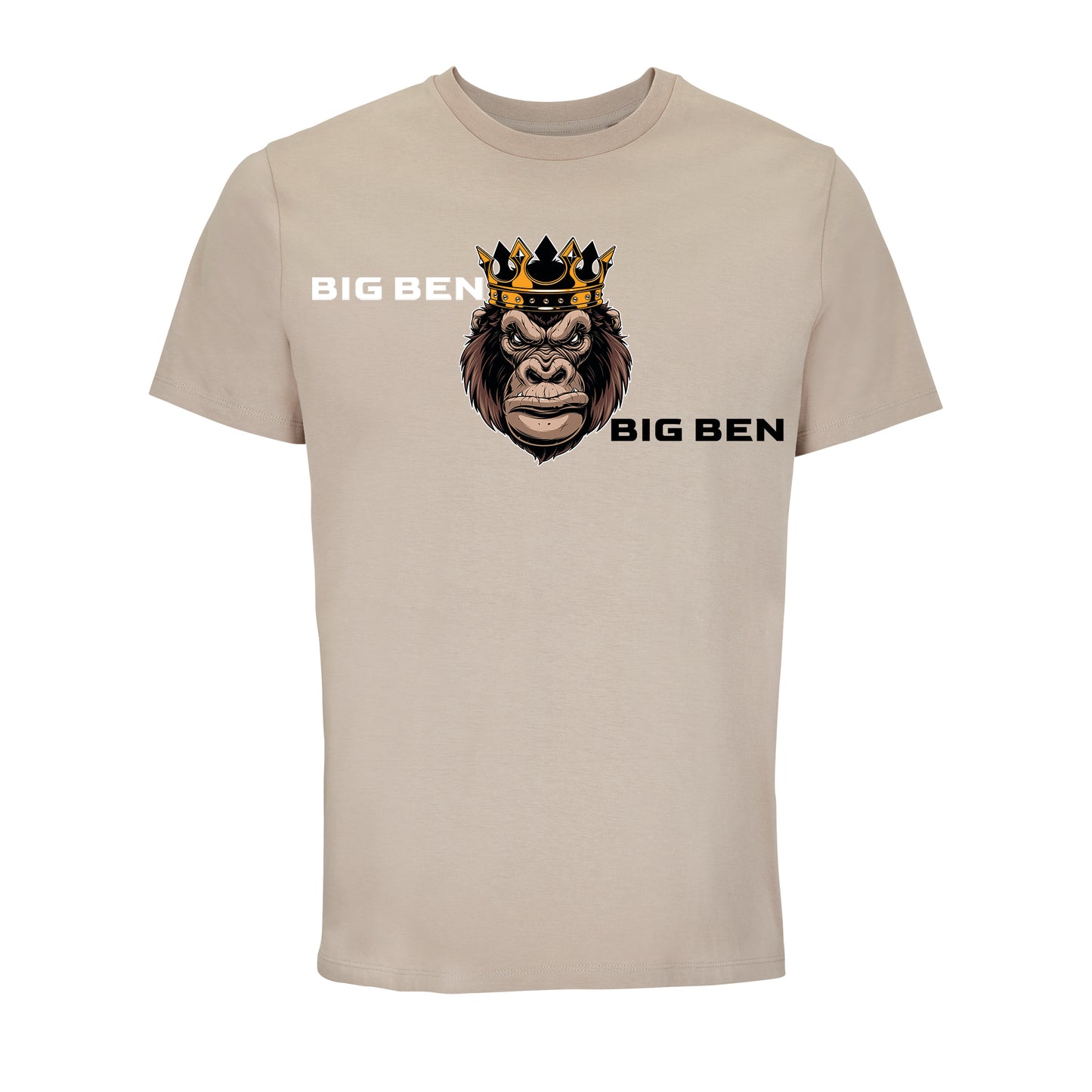 BigBen Unisex T-shirt Schriftzug & Logo versetzt