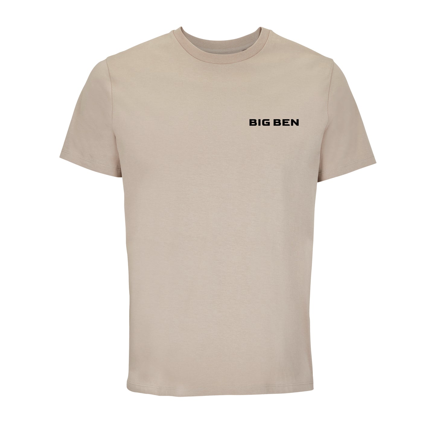 BigBen Unisex T-shirt Chest-Schriftzug black