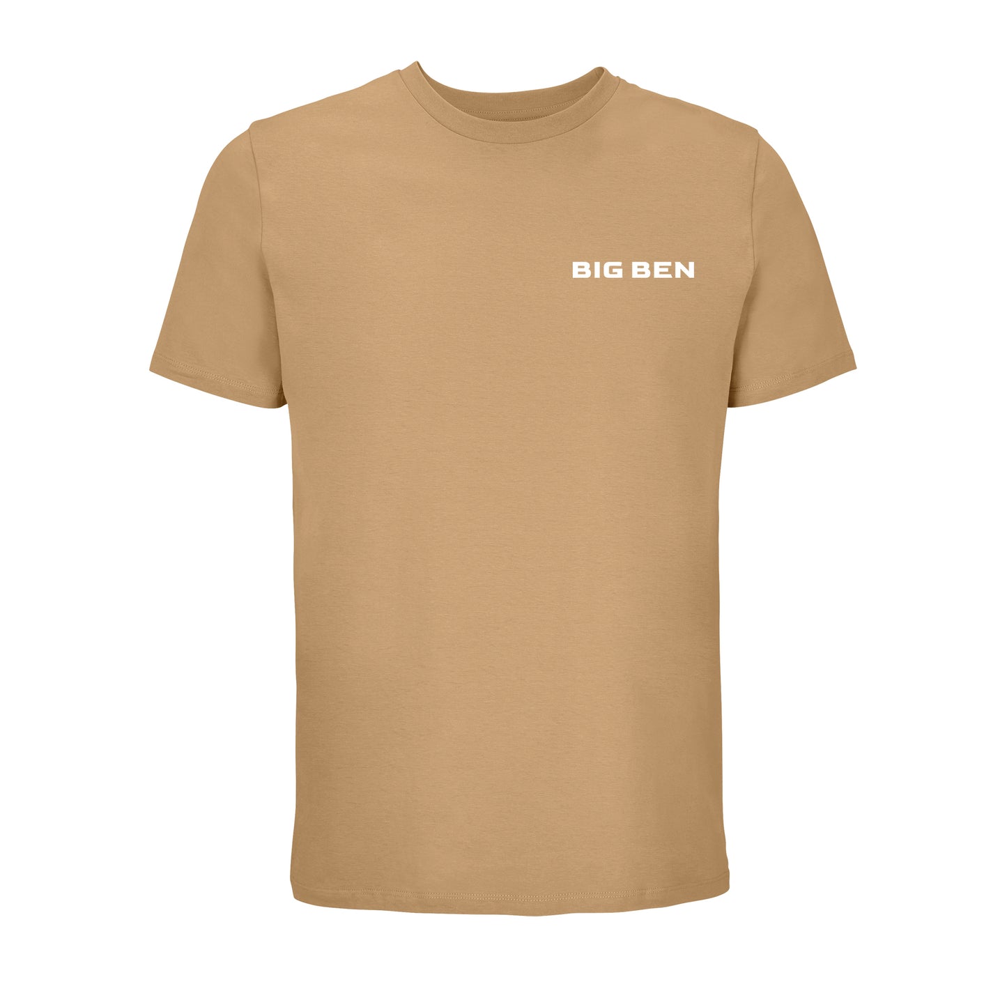 BigBen Unisex T-shirt Chest-Schriftzug white