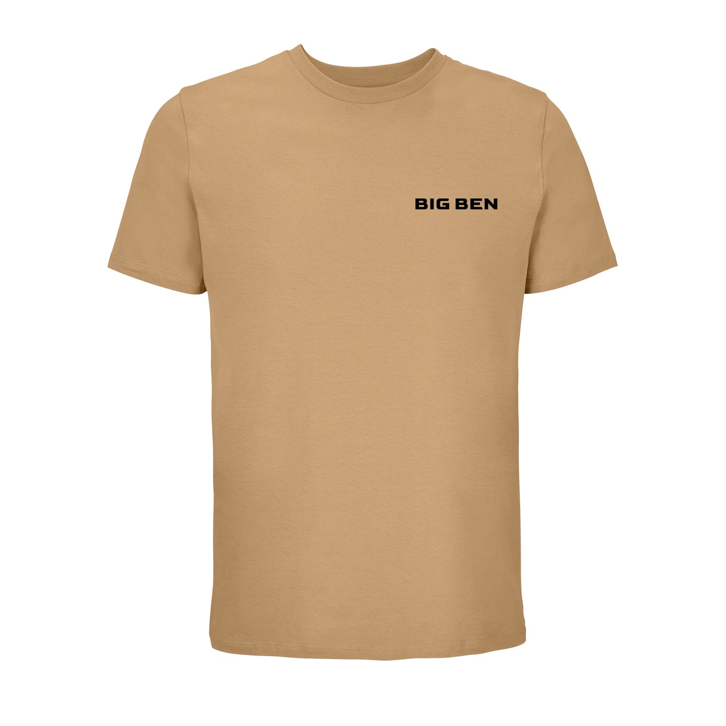 BigBen Unisex T-shirt Chest-Schriftzug black