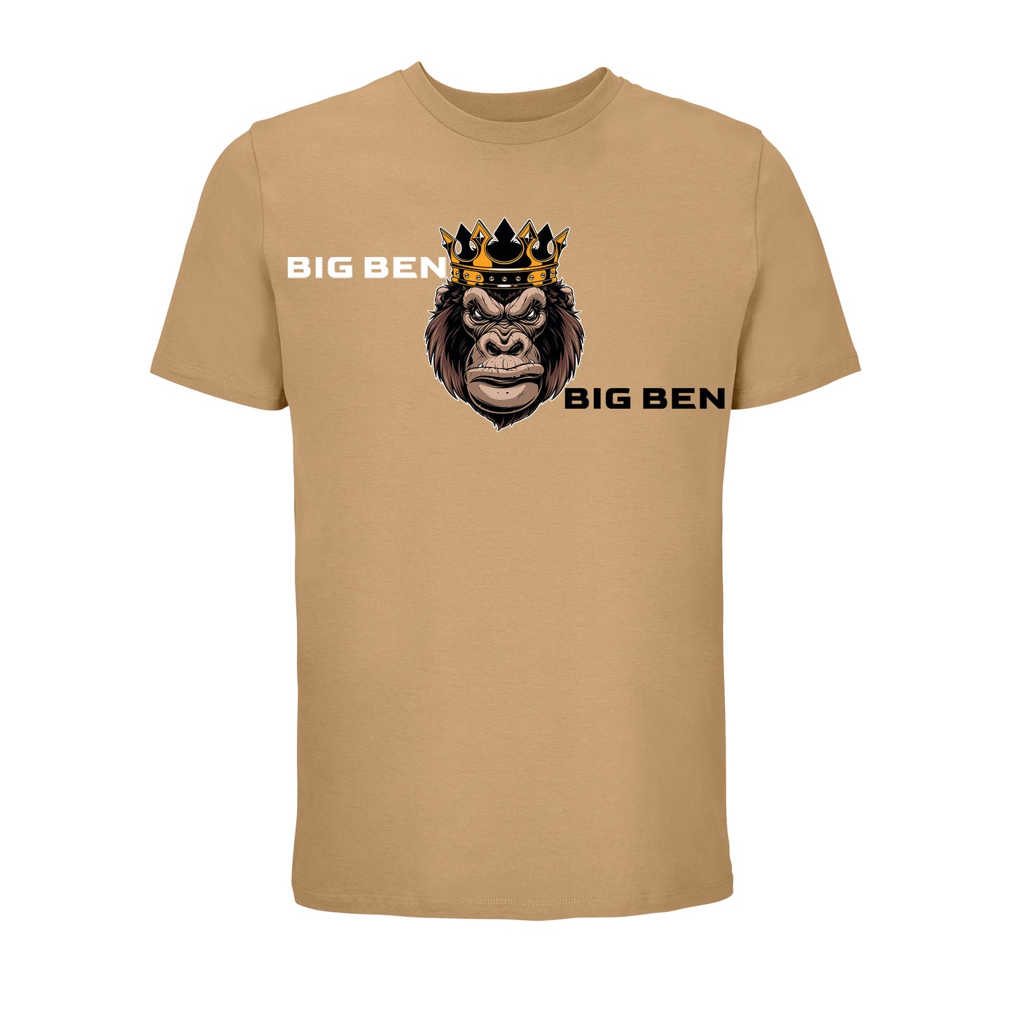 BigBen Unisex T-shirt Schriftzug & Logo versetzt