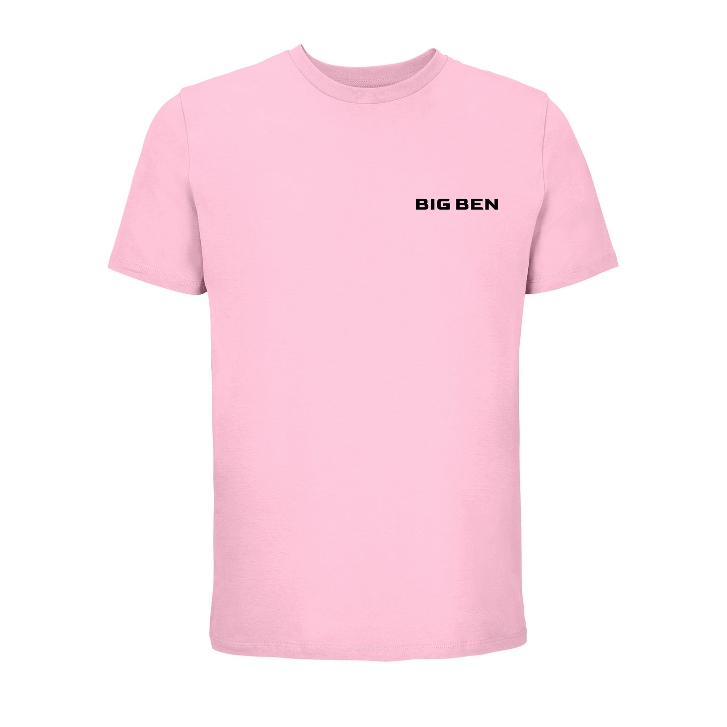 BigBen Unisex T-shirt Chest-Schriftzug black