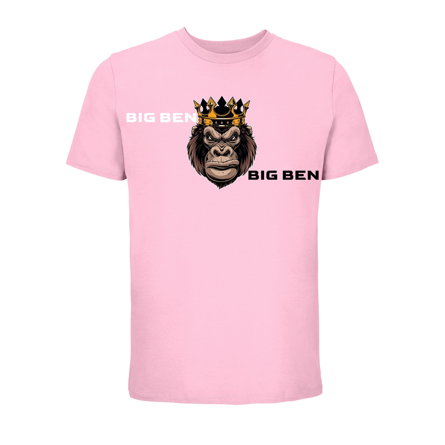 BigBen Unisex T-shirt Schriftzug & Logo versetzt
