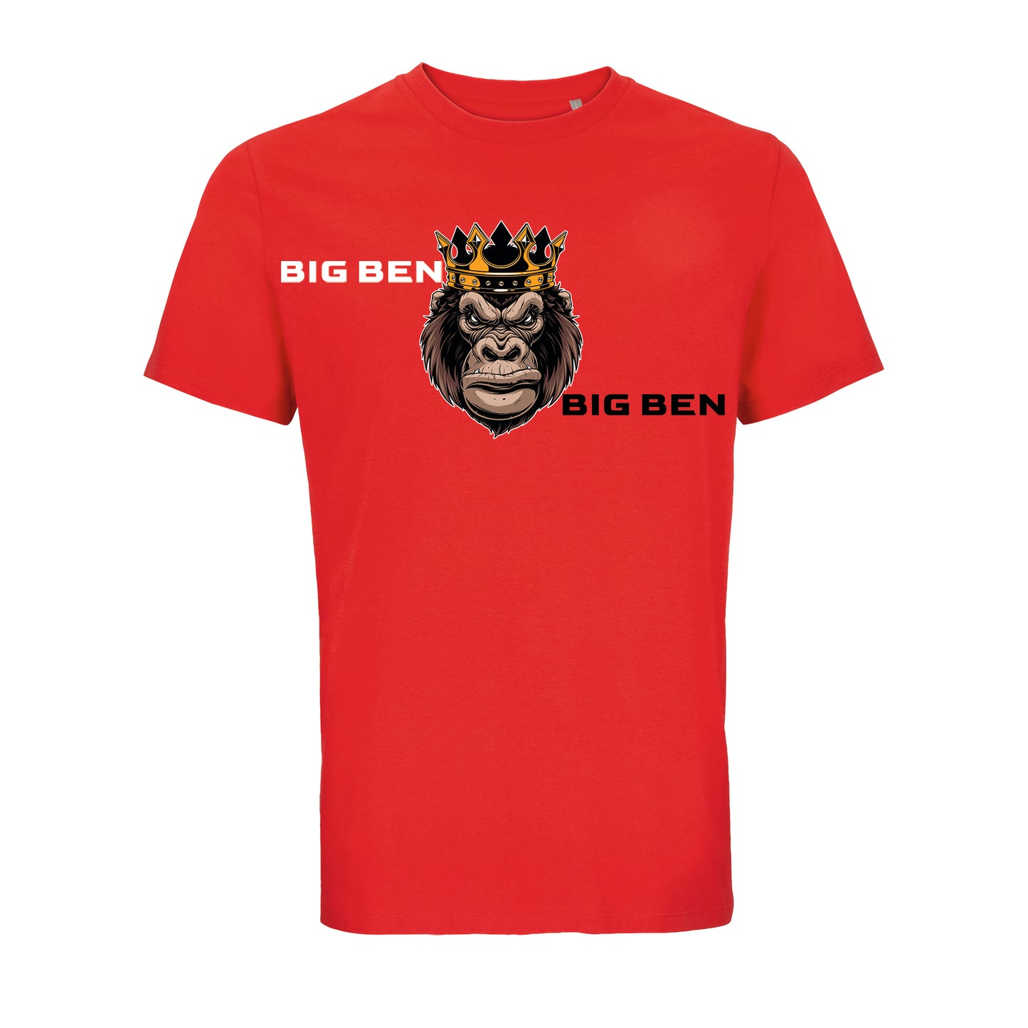 BigBen Unisex T-shirt Schriftzug & Logo versetzt