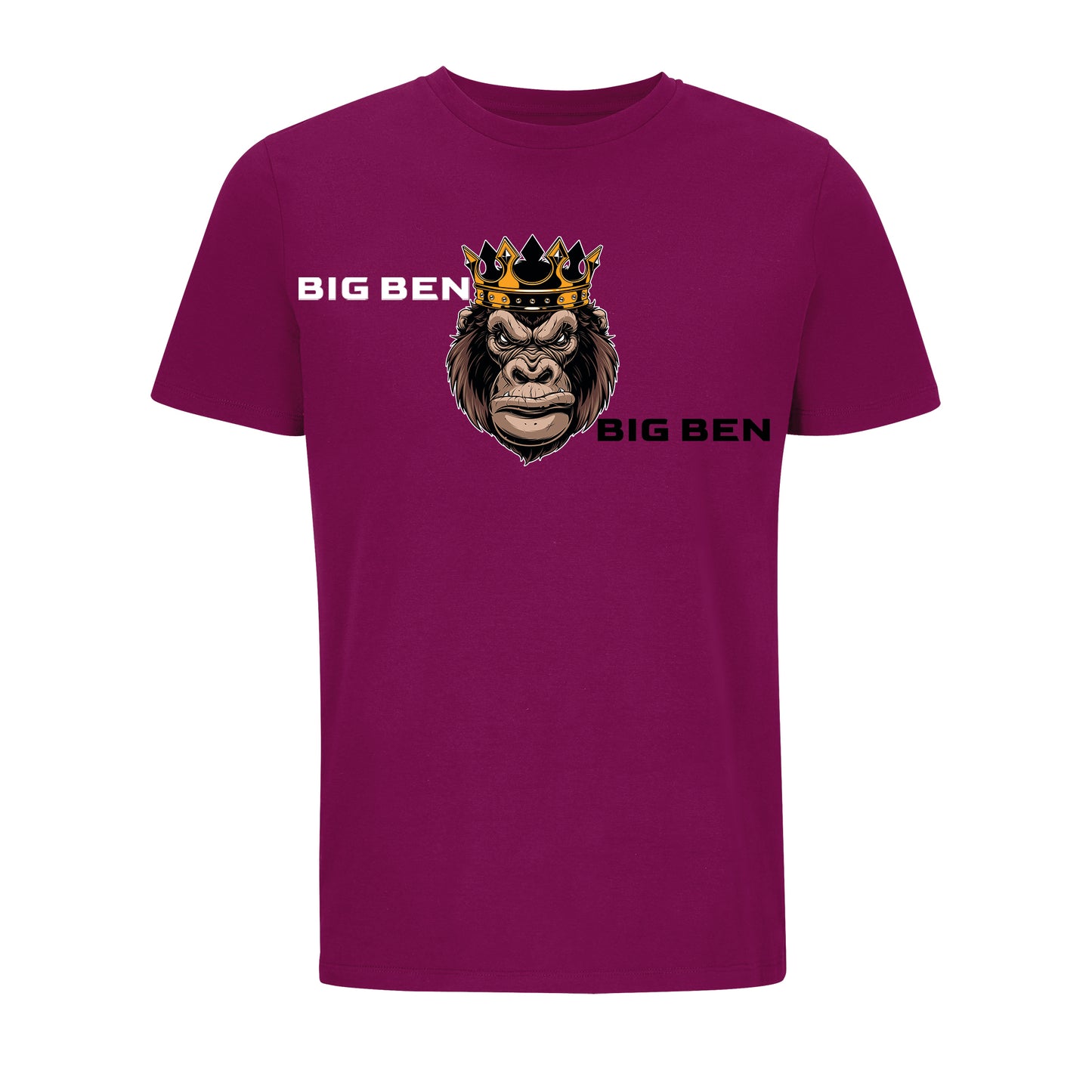 BigBen Unisex T-shirt Schriftzug & Logo versetzt