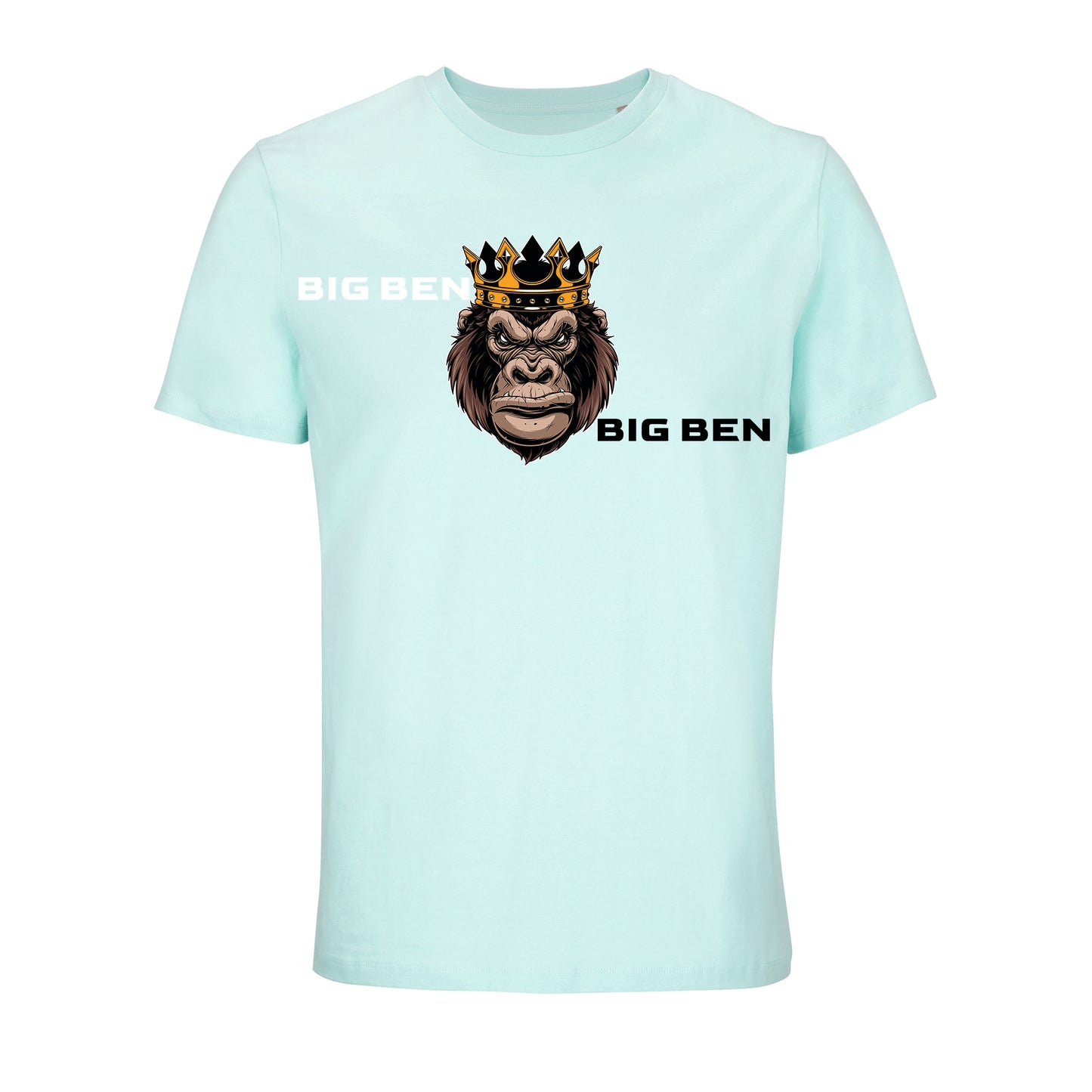 BigBen Unisex T-shirt Schriftzug & Logo versetzt