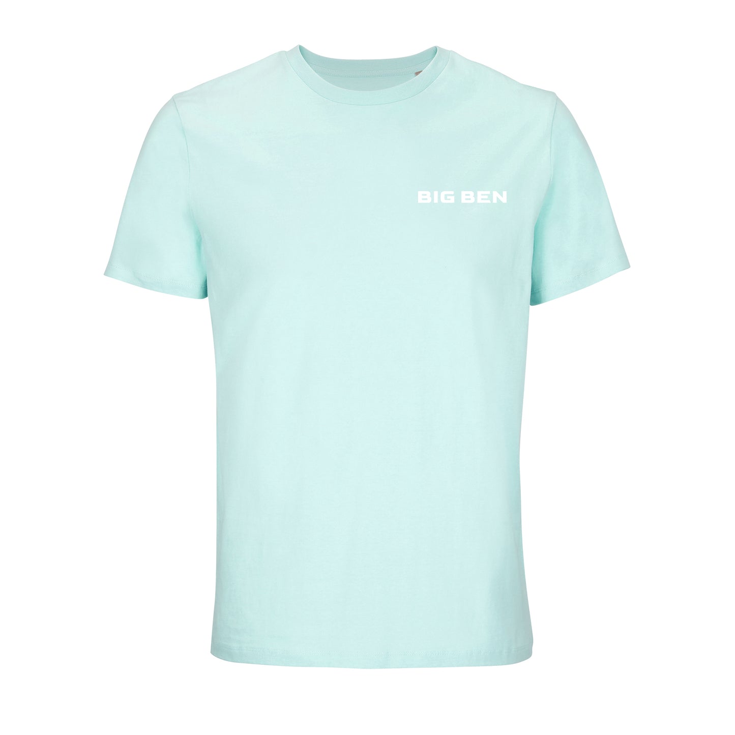 BigBen Unisex T-shirt Chest-Schriftzug white