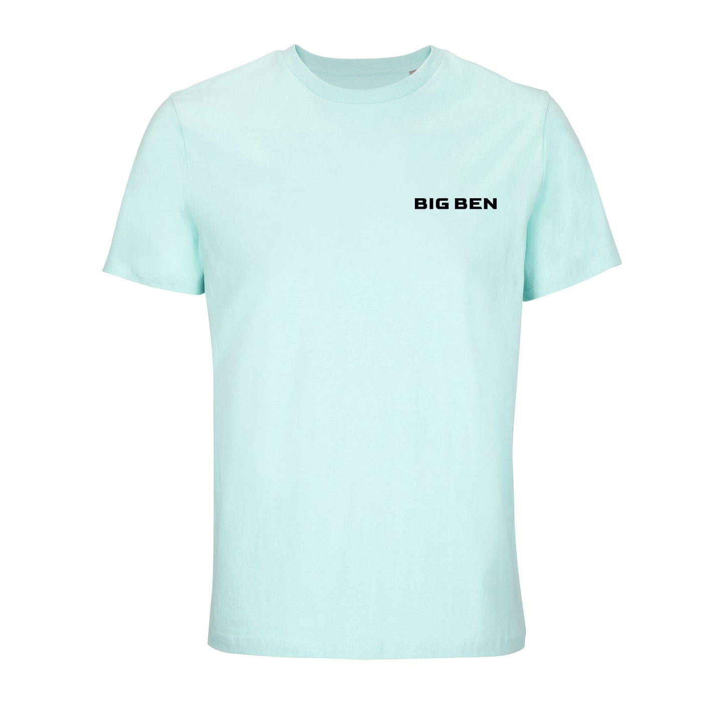 BigBen Unisex T-shirt Chest-Schriftzug black