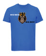 BigBen Unisex T-shirt Schriftzug & Logo versetzt