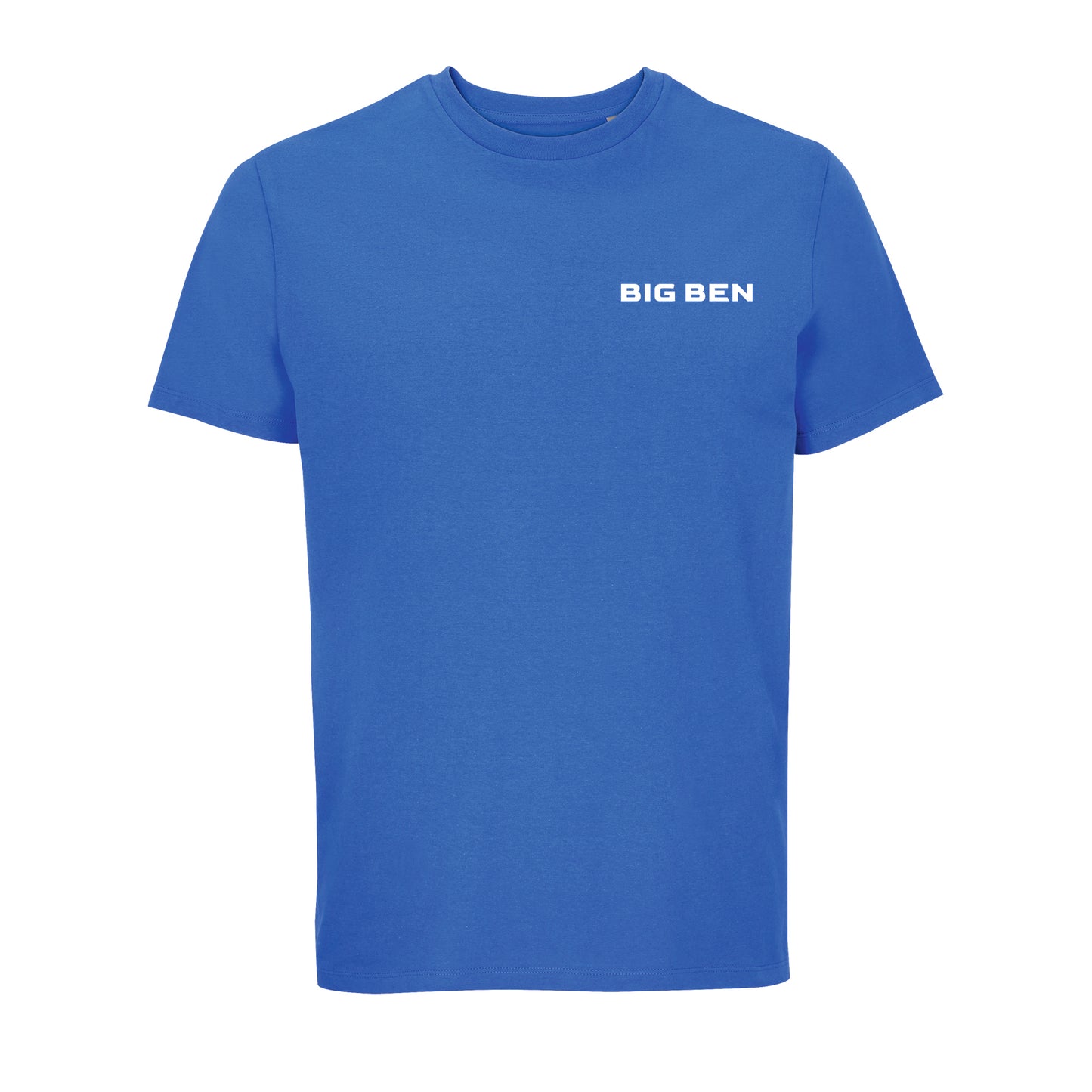 BigBen Unisex T-shirt Chest-Schriftzug white