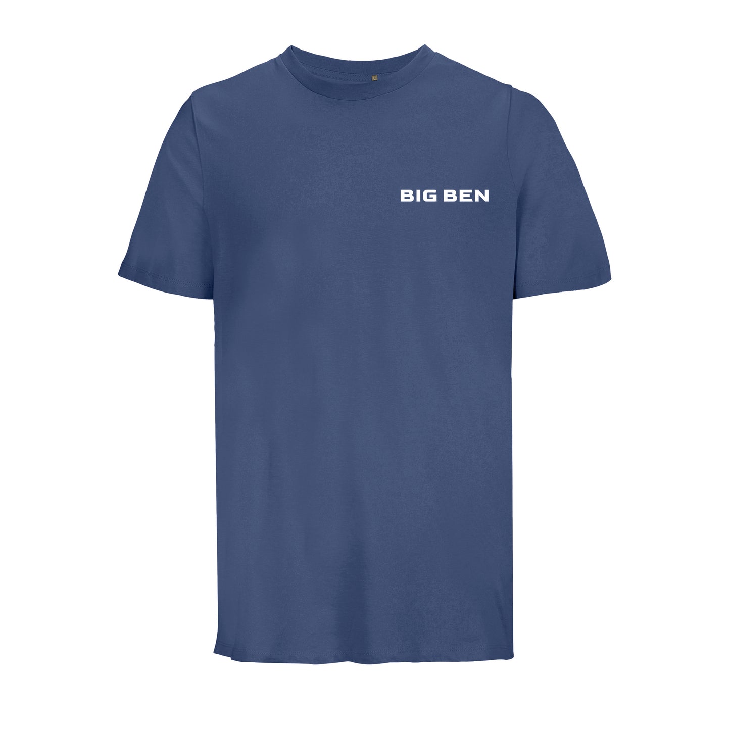 BigBen Unisex T-shirt Chest-Schriftzug white