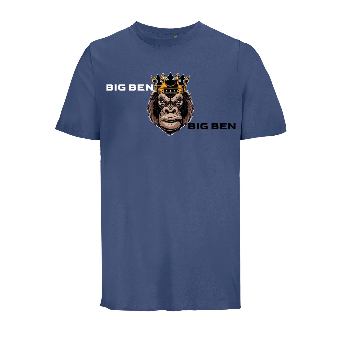 BigBen Unisex T-shirt Schriftzug & Logo versetzt