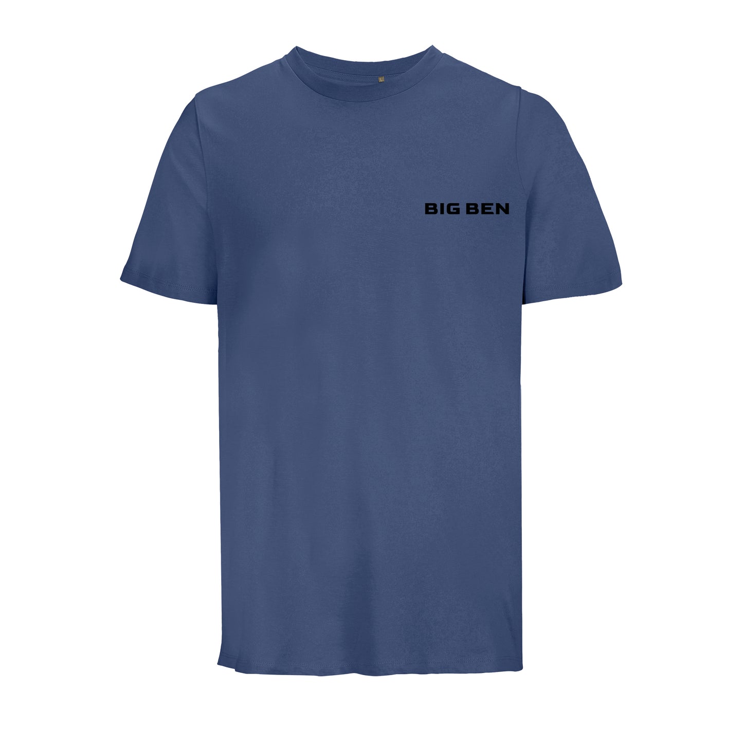 BigBen Unisex T-shirt Chest-Schriftzug black