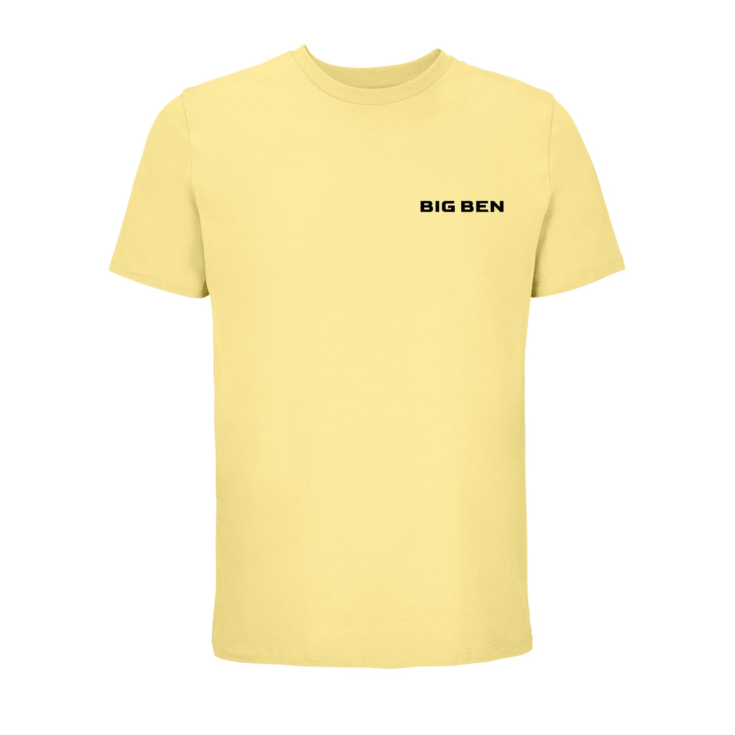 BigBen Unisex T-shirt Chest-Schriftzug black