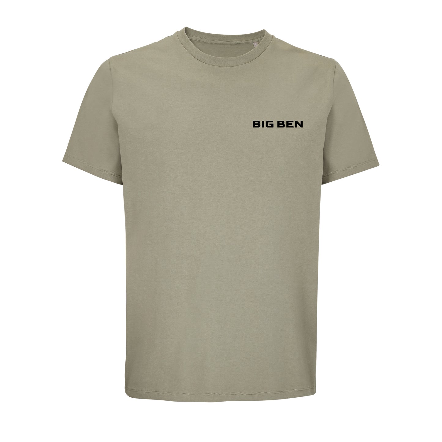 BigBen Unisex T-shirt Chest-Schriftzug black