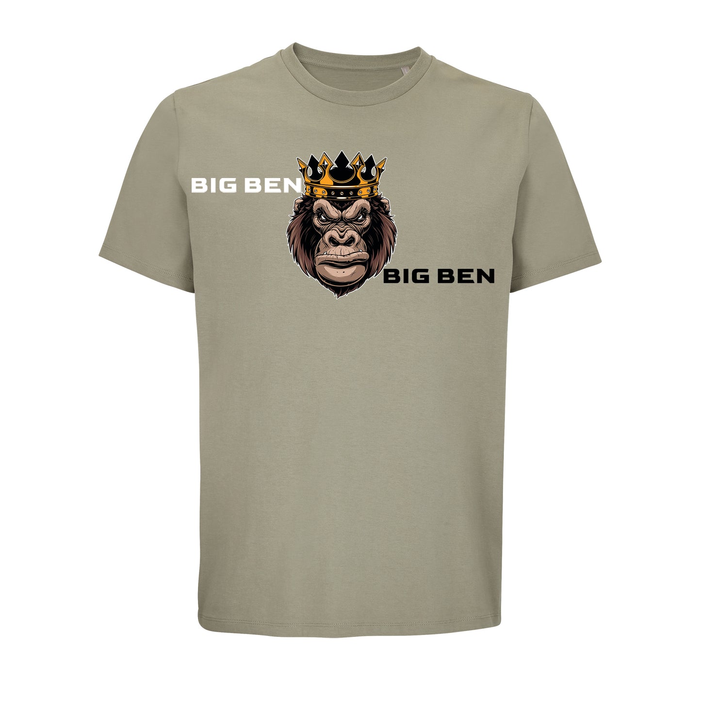 BigBen Unisex T-shirt Schriftzug & Logo versetzt