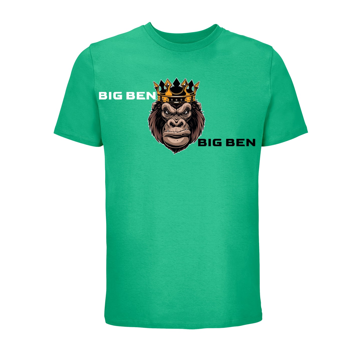 BigBen Unisex T-shirt Schriftzug & Logo versetzt
