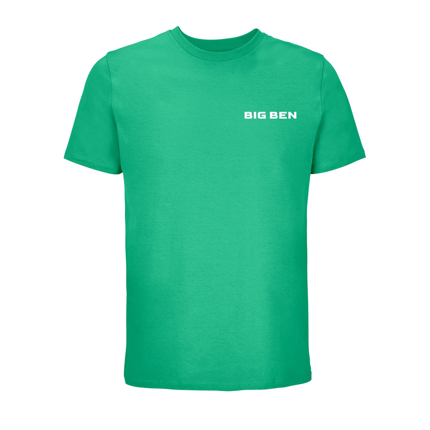 BigBen Unisex T-shirt Chest-Schriftzug white
