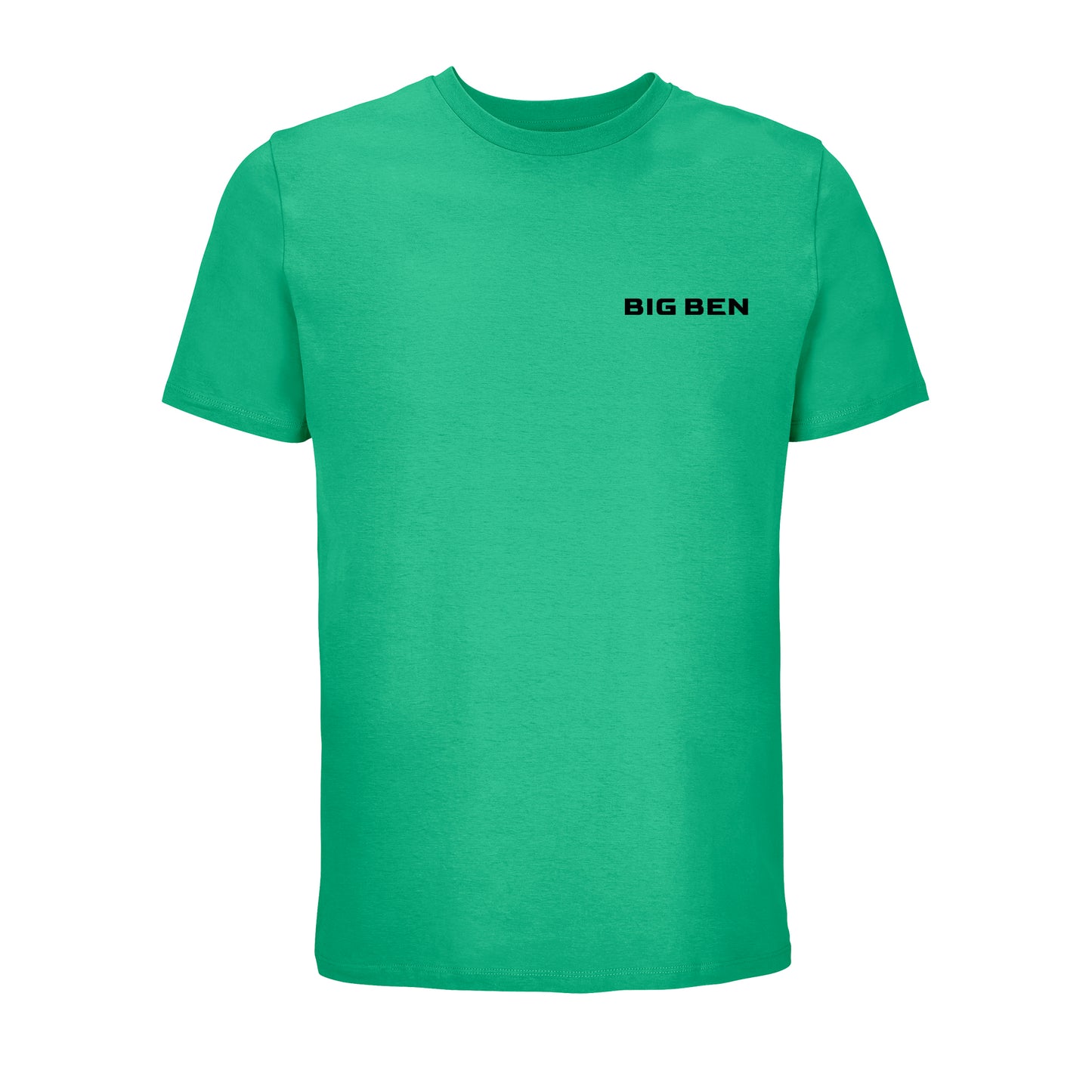 BigBen Unisex T-shirt Chest-Schriftzug black