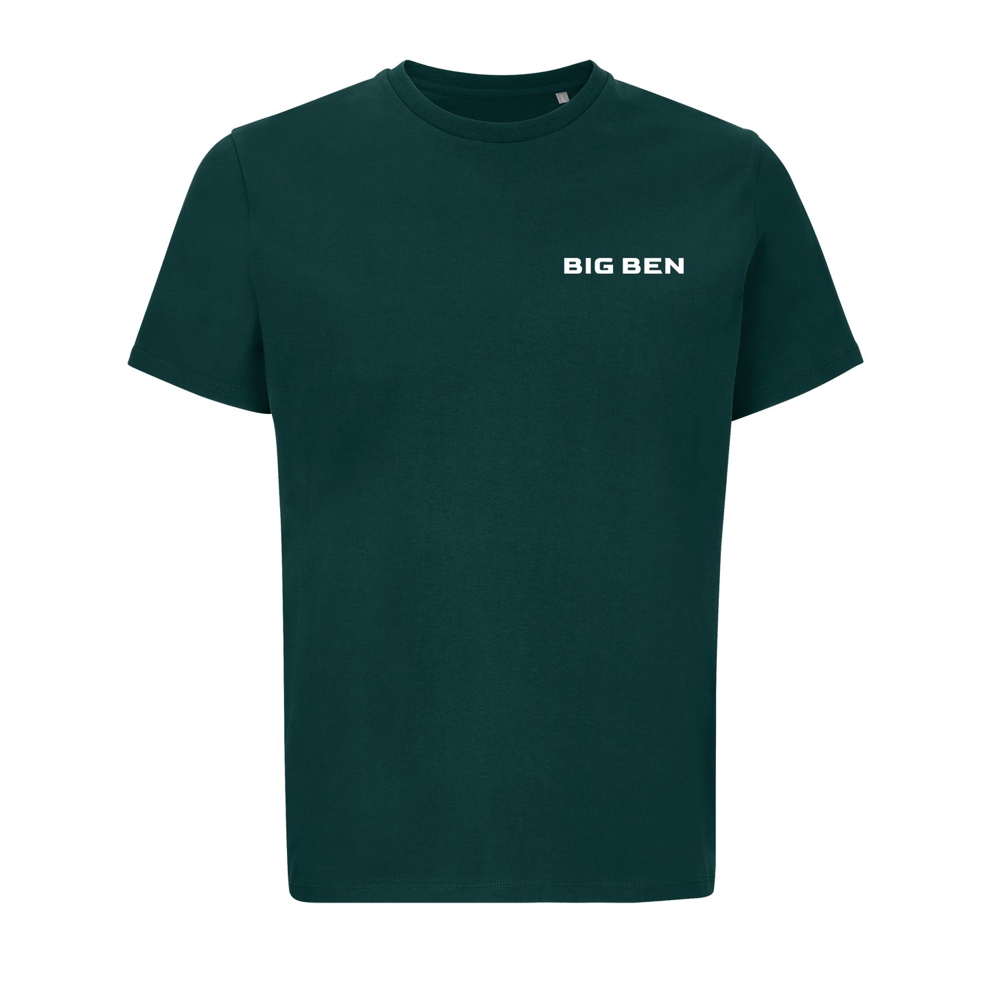 BigBen Unisex T-shirt Chest-Schriftzug white