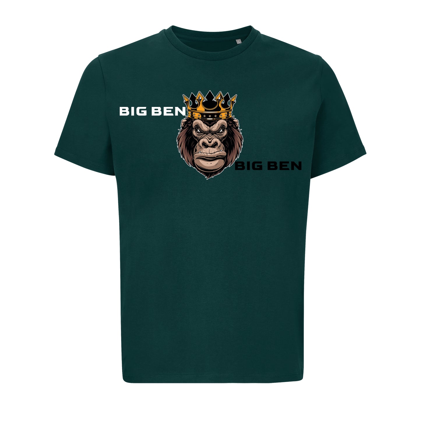 BigBen Unisex T-shirt Schriftzug & Logo versetzt