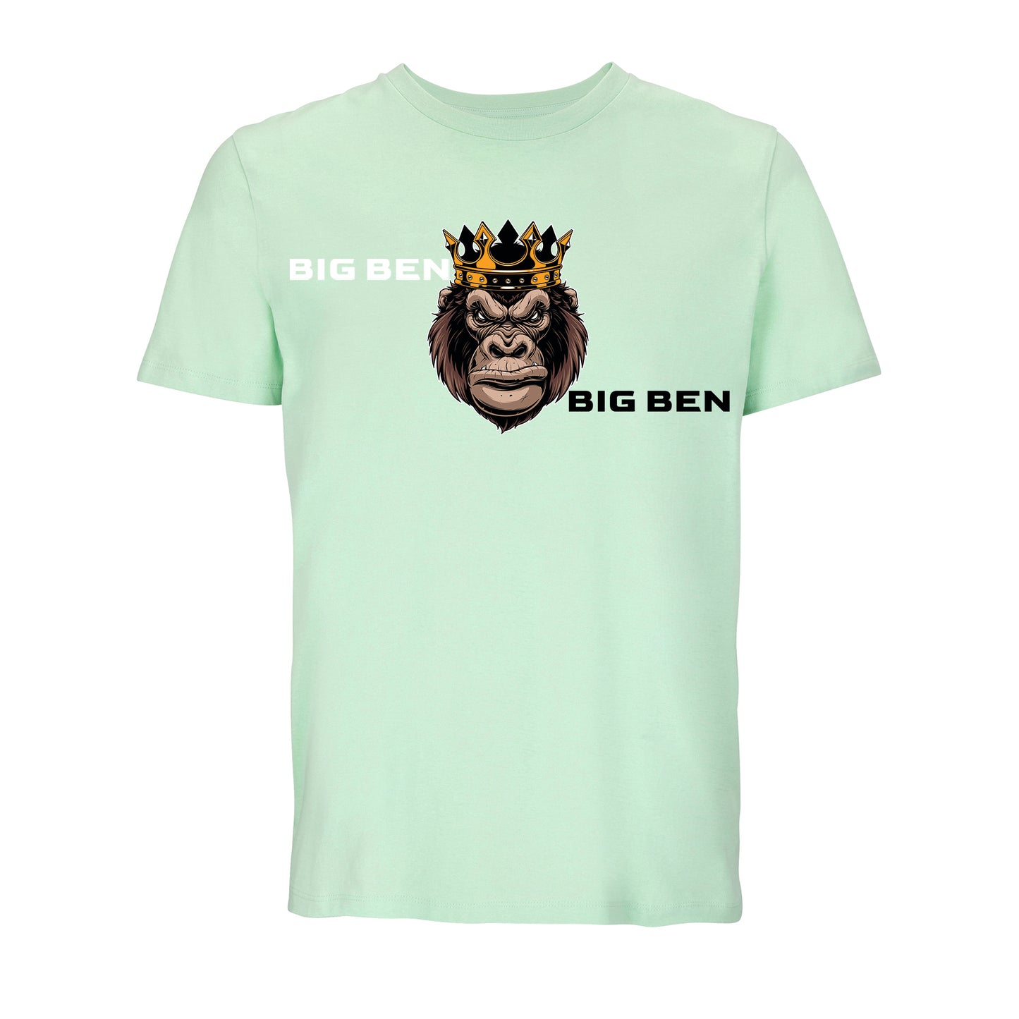 BigBen Unisex T-shirt Schriftzug & Logo versetzt