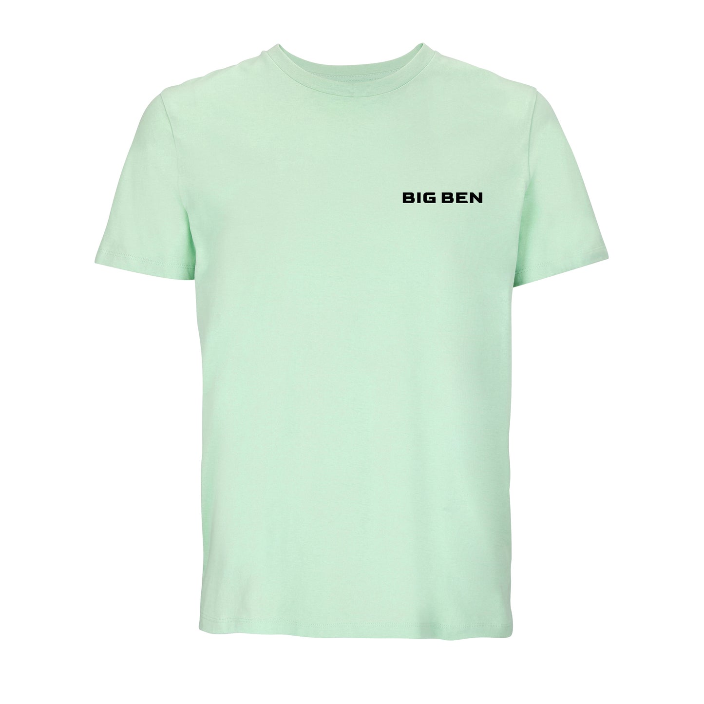 BigBen Unisex T-shirt Chest-Schriftzug black