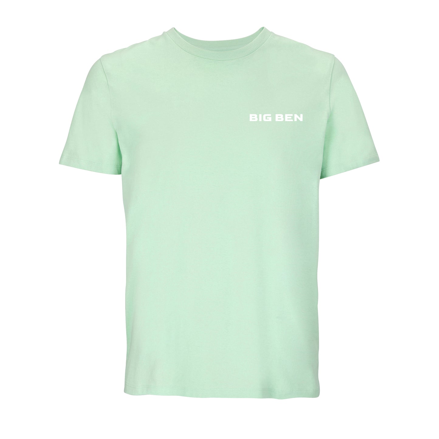 BigBen Unisex T-shirt Chest-Schriftzug white