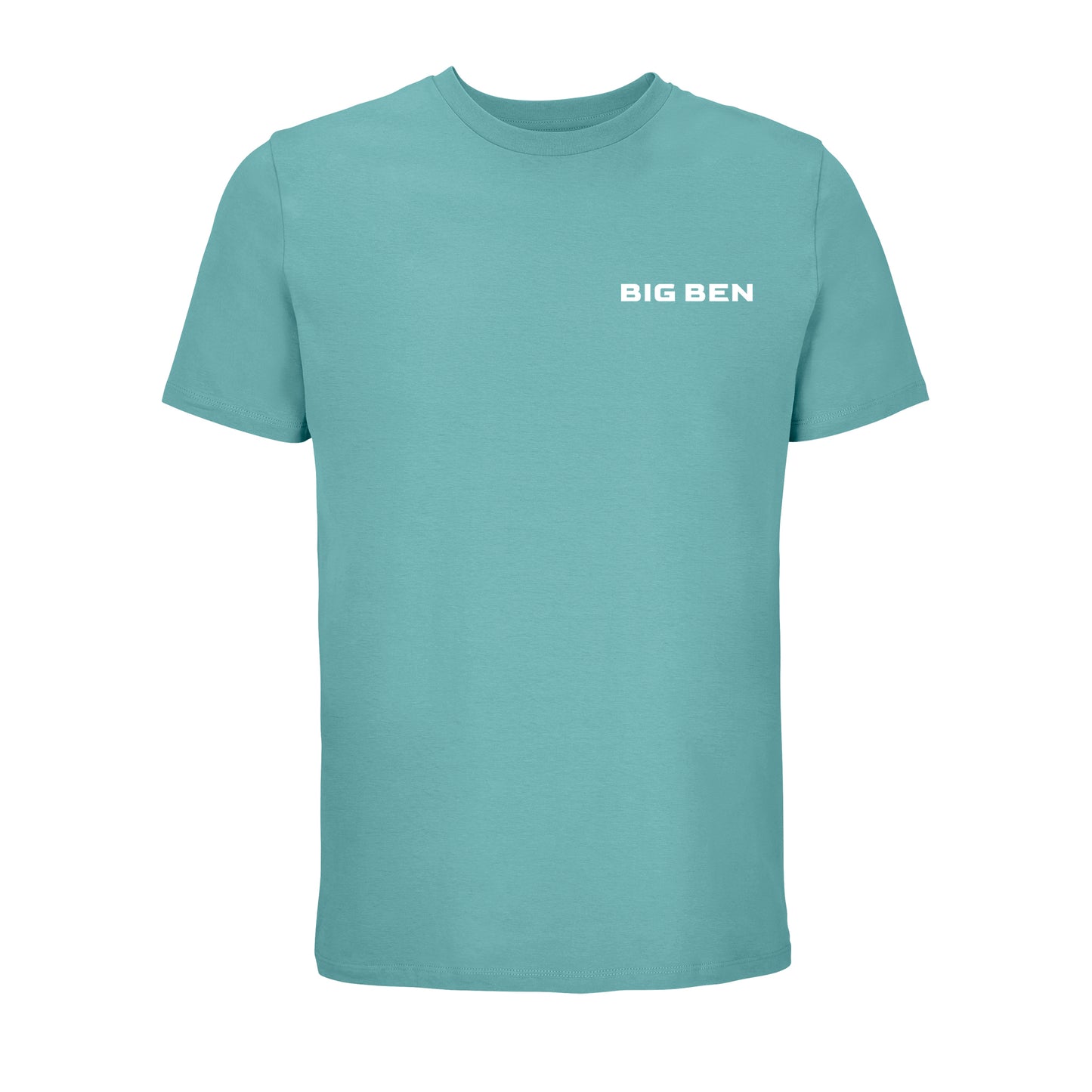 BigBen Unisex T-shirt Chest-Schriftzug white